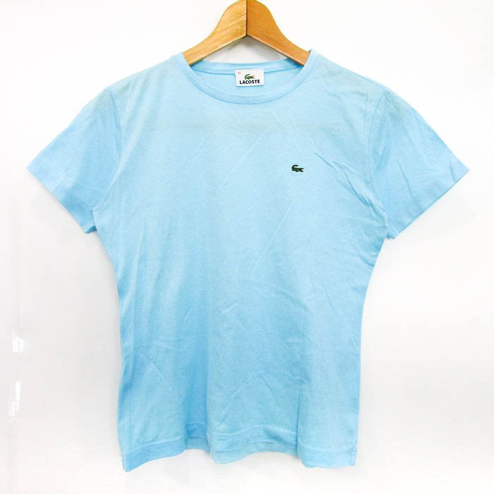 ラコステ 半袖Ｔシャツ クルーネック ロゴ トップス レディース 42サイズ ブルー系 LACOSTE 【中古】｜LACOSTE｜店舗買取｜トップス＞Tシャツ/カットソー｜USEDのアパレル通販サイト  - SMASELL（スマセル）