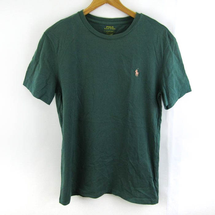 ポロラルフローレン 半袖Ｔシャツ トップス コットンT メンズ Sサイズ グリーン POLO RALPH LAUREN 【中古】｜POLO RALPH  LAUREN｜店舗買取｜トップス＞Tシャツ/カットソー｜USEDのアパレル通販サイト - SMASELL（スマセル）