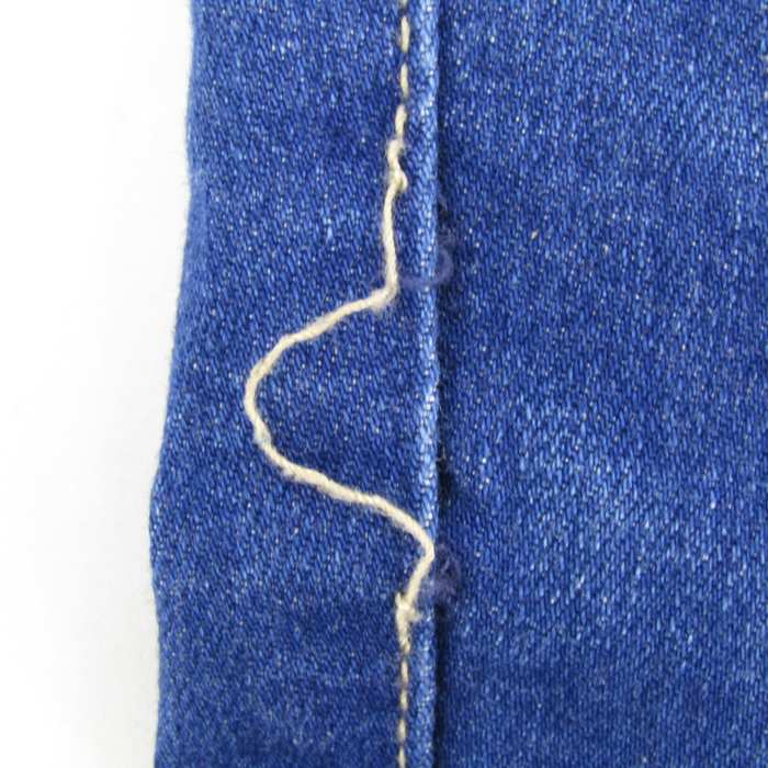 新品☆ZARA ザラ サイドライン入りデニムパンツ M. Blue - メルカリ