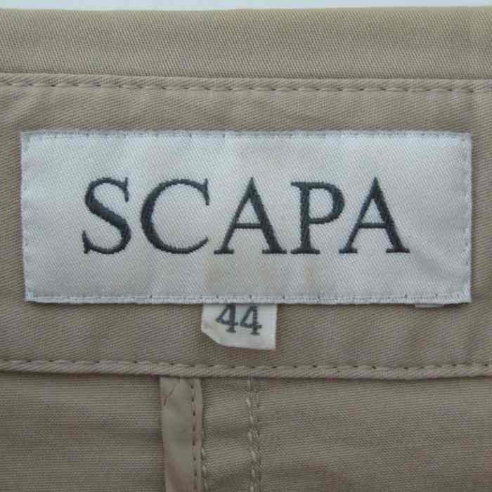 スキャパ カバーオール ジャケット ブルゾン アウター 大きいサイズ レディース 44サイズ ベージュ SCAPA 【中古】｜SCAPA｜店舗買取｜ ジャケット/アウター＞その他アウター｜USEDのアパレル通販サイト - SMASELL（スマセル）