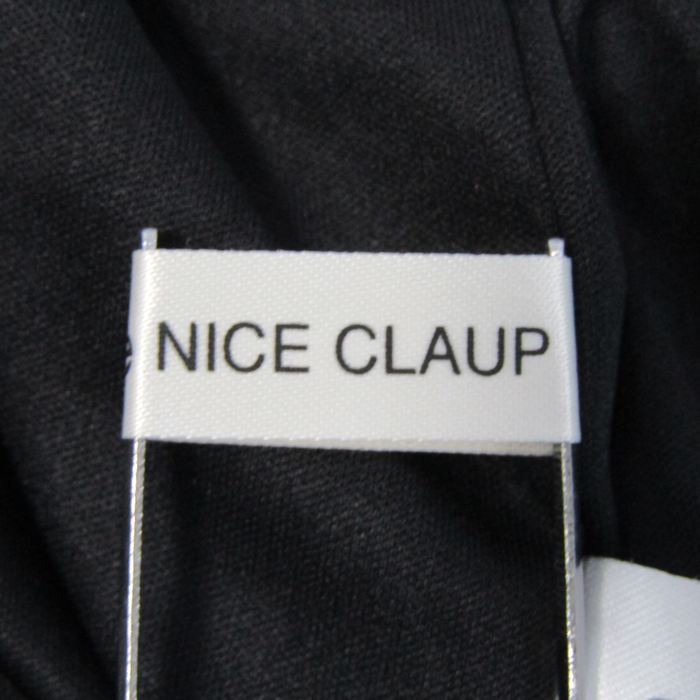 ナイスクラップ サロペットオーバーオール ツナギ ドット柄 レディース Fサイズ 黒系 NICE CLAUP 【中古】｜NICE CLAUP｜店舗買取｜ オールインワン＞サロペット/オーバーオール｜USEDのアパレル通販サイト - SMASELL（スマセル）