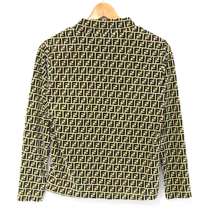 新品未使用】FENDI フェンディ ベージュ ストライプ シャツ