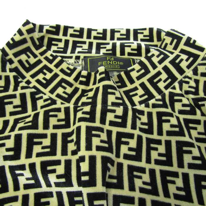 FENDI フェンディ ズッカ柄 シャツ ウール 長袖 ブラウス (株)アオイ