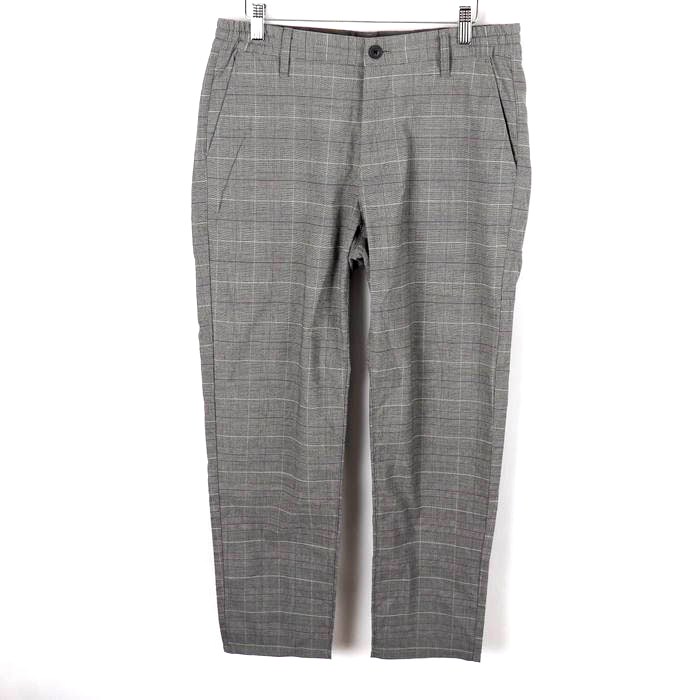 スリムフィット スーツパンツ - グレー／チェック - Men | H&M JP