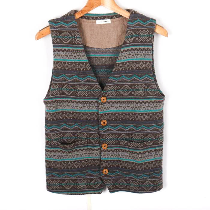 ドルチェ&ガッバーナ ジャケット ジレ ベスト セットアップ 裏ドット柄  