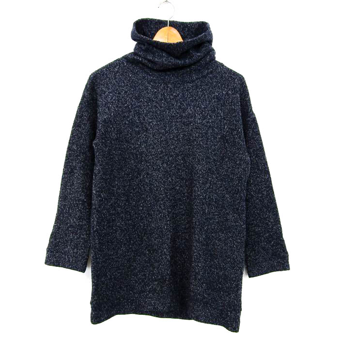 ナチュラルビューティーベーシック 長袖ニットワンピース トップス  