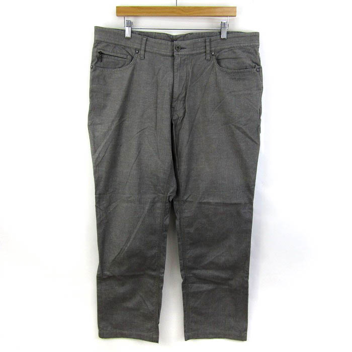 インターメッツオ パンツ リネン混 ストレッチ ボトムス メンズ