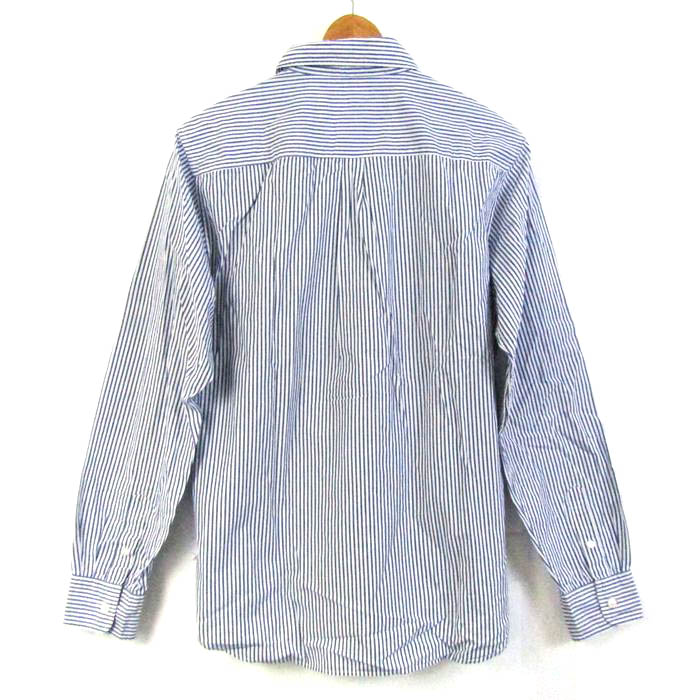 House of Bluesシャツ 長袖 HOUSE OF BLUESオープンカラー ストライプ 長袖シャツ メンズL