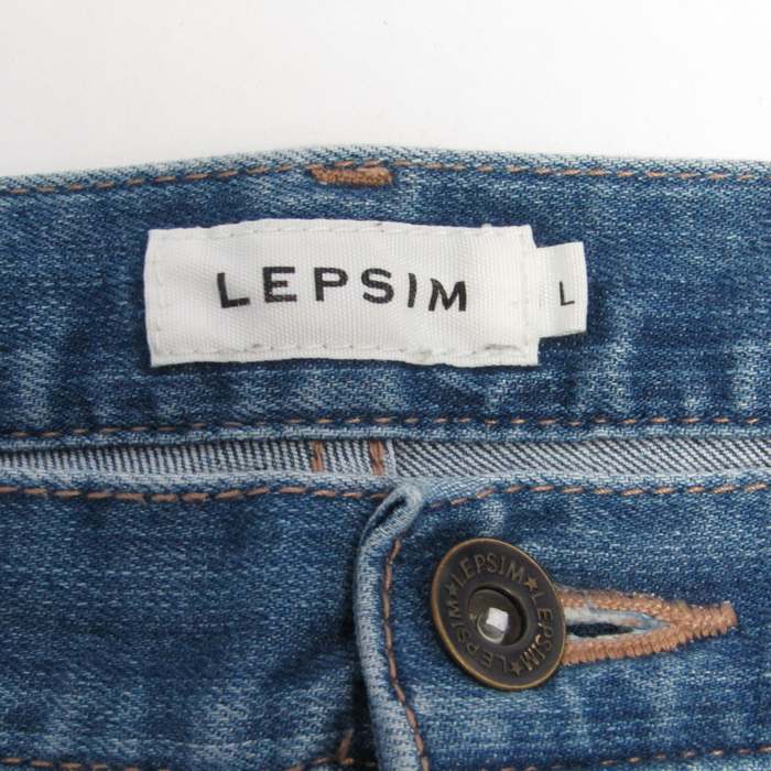 レプシィム ローリーズファーム デニムパンツ ジーンズ ストレッチ ボトムス レディース Lサイズ LEPSIM 【中古】｜LEPSIM｜店舗買取｜ パンツ＞その他パンツ｜USEDのアパレル通販サイト - SMASELL（スマセル）