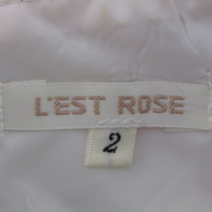 レストローズ 半袖ワンピース 花柄 トップス レディース 2サイズ  