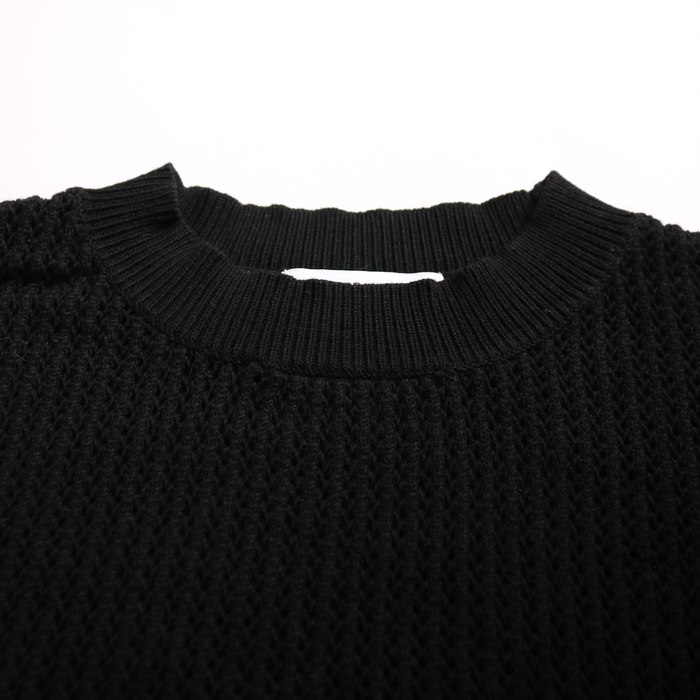 archivo 長袖ニット　ブラック グローバルワーク ニット セーター 長袖 ブランド トップス 黒