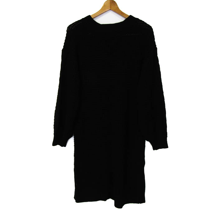 アズノウアズ ピンキー ニットワンピース 長袖 Vネック トップス  