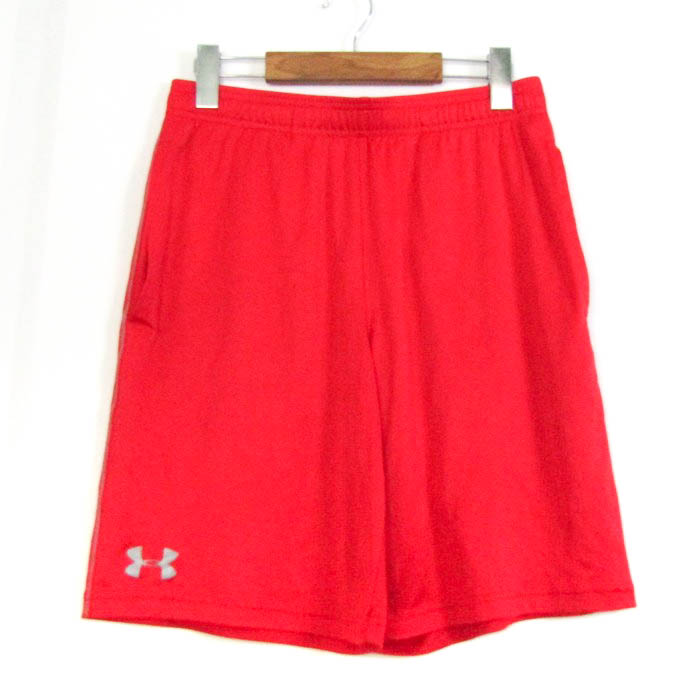 アンダーアーマー ハーフパンツ スポーツウエア ボトムス メンズ LGサイズ レッド UNDER ARMOUR 【中古】｜UNDER ARMOUR ｜店舗買取｜パンツ＞その他パンツ｜USEDのアパレル通販サイト - SMASELL（スマセル）