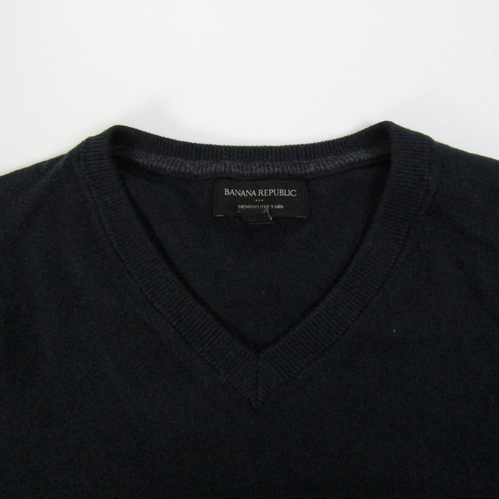 McQueen Vネック セーター シルク カシミア