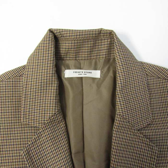 フリークスストア テーラードジャケット アウター メンズ Mサイズ 茶系