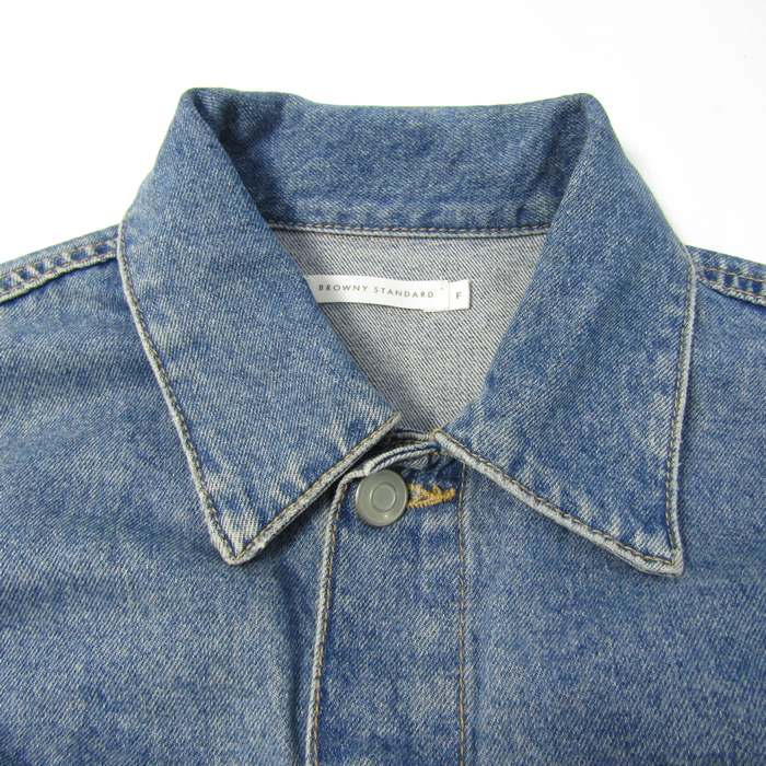 D1277【美品】ブラウニースタンダード デニムジャケット Gジャン