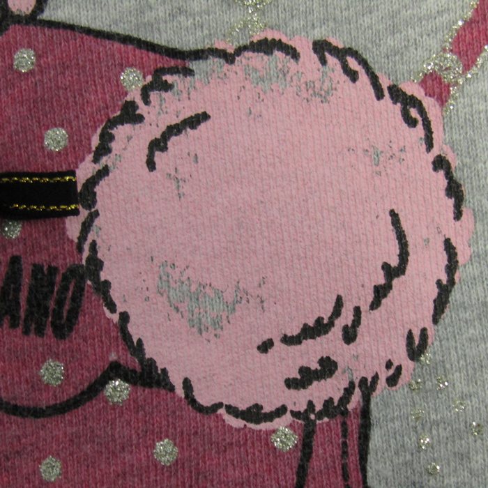 中古　メゾピアノ　140 メゾピアノ スウェット トレーナー トップス リボン ラメ キッズ