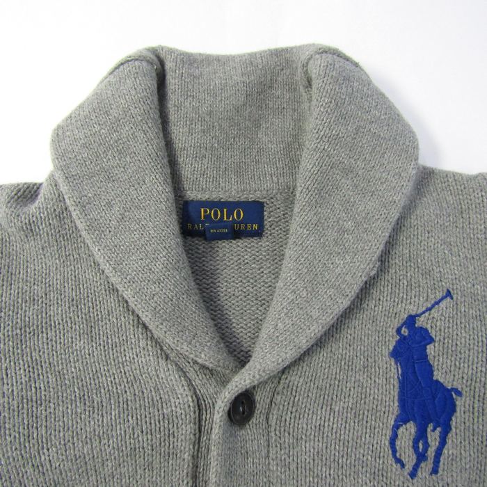 ポロラルフローレン カーディガン トップス ショールカラー ビッグ