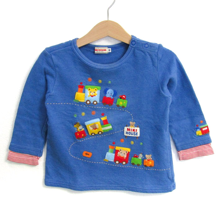 【新品タグ付き】ミキハウス長袖Tシャツ　90