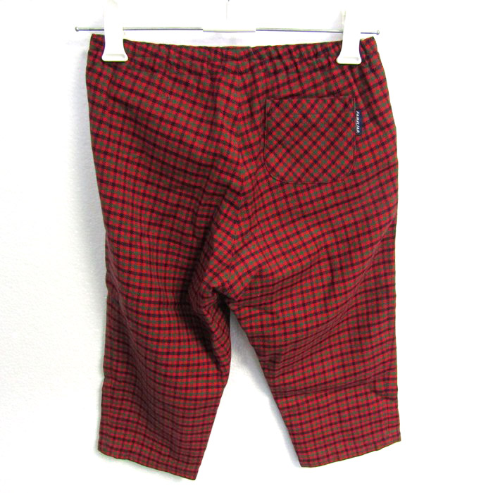 familiar チェック柄 ハーフパンツ 90 familiar チェック柄 ハーフパンツ 90
