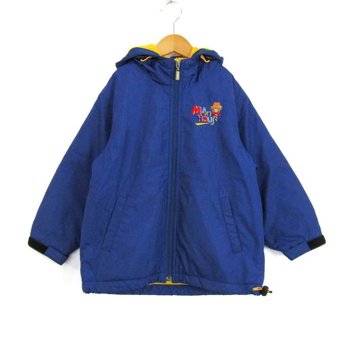 ミキハウス 中綿ジャケット ジャンパー アウター 裏起毛 キッズ 男の子 