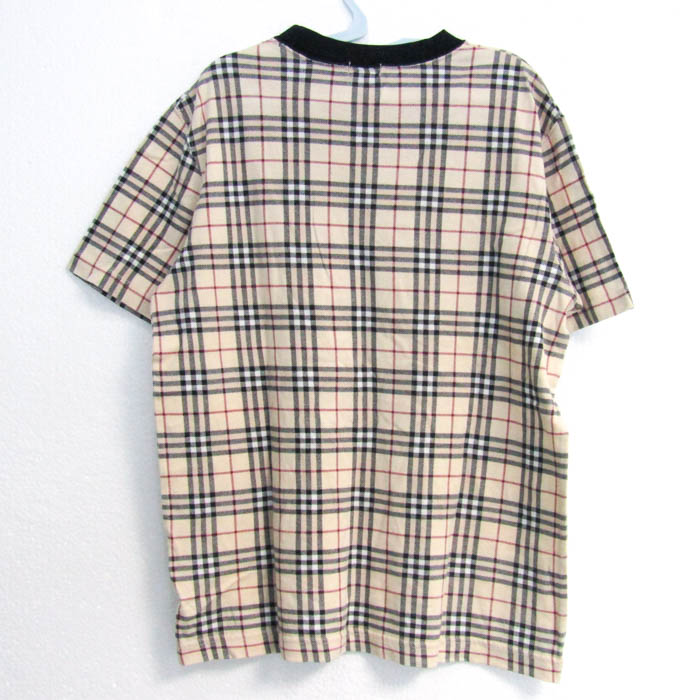 バーバリー 半袖Tシャツ ノバチェック コットン ブランド