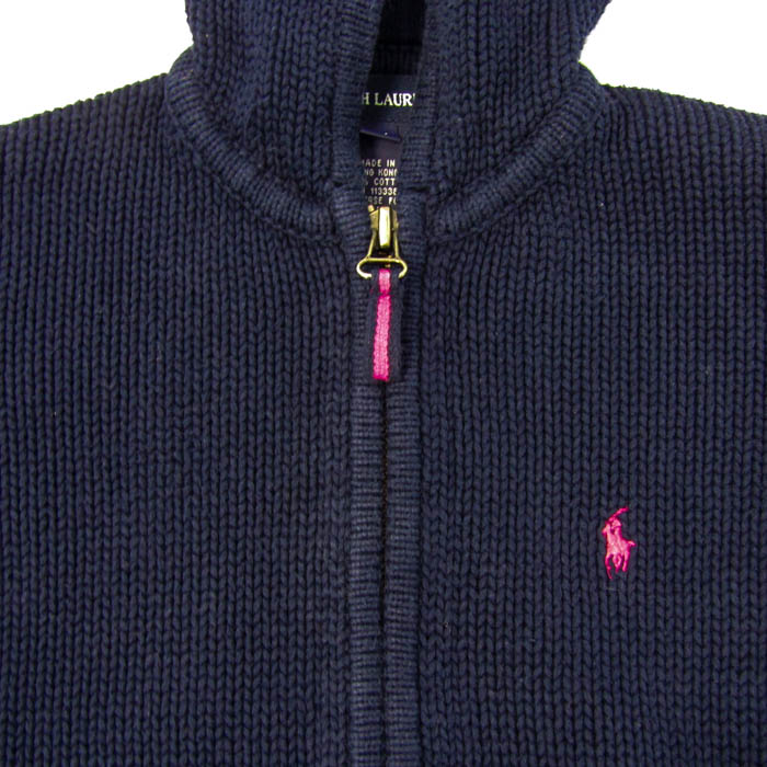 【新品】ラルフローレン　ニットパーカー　150cm POLO RALPH LAUREN パーカー ニット ポロ ラルフローレン