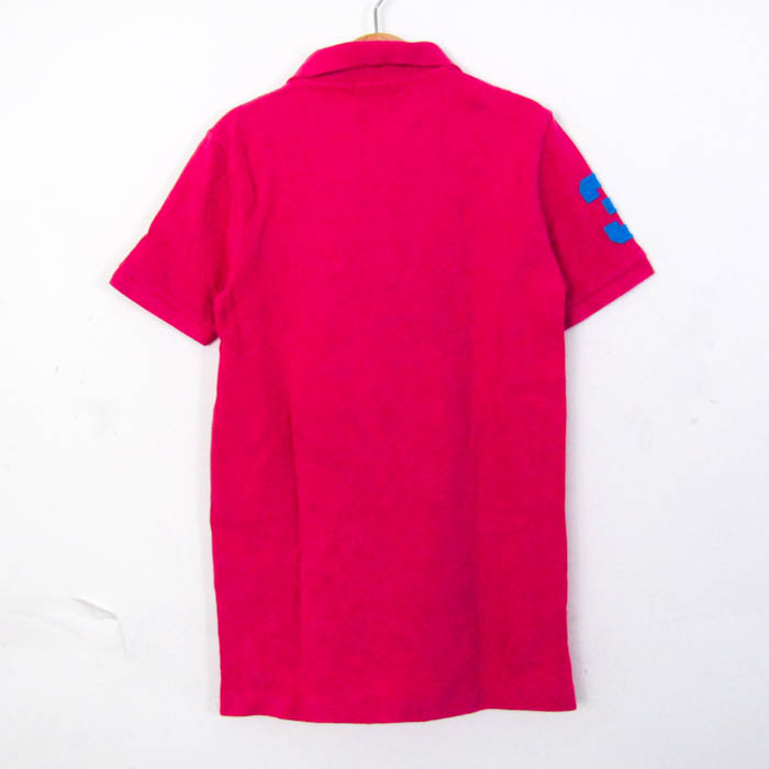 ポロバイラルフローレン 半袖ポロシャツ トップス ビッグポニーロゴ キッズ 男の子用 4/4T サイズ レッド Ralph Lauren ポロバイラルフローレン 半袖 ポロシャツ イタリア 刺繍ロゴ ビッグ