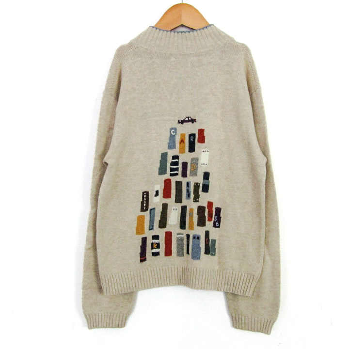 ファミリア レア ブルゾン ジャケット アウター ニット セーター