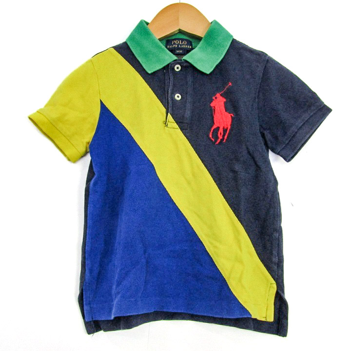【新品未使用品】POLO RALPH LAUREN ポロシャツ M 半袖 POLO RALPH LAUREN ポロ・ラルフローレン 90s USA製 鹿の子 半袖