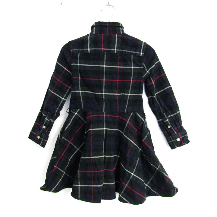 ポロラルフローレン シャツワンピース トップス 長袖 チェック柄