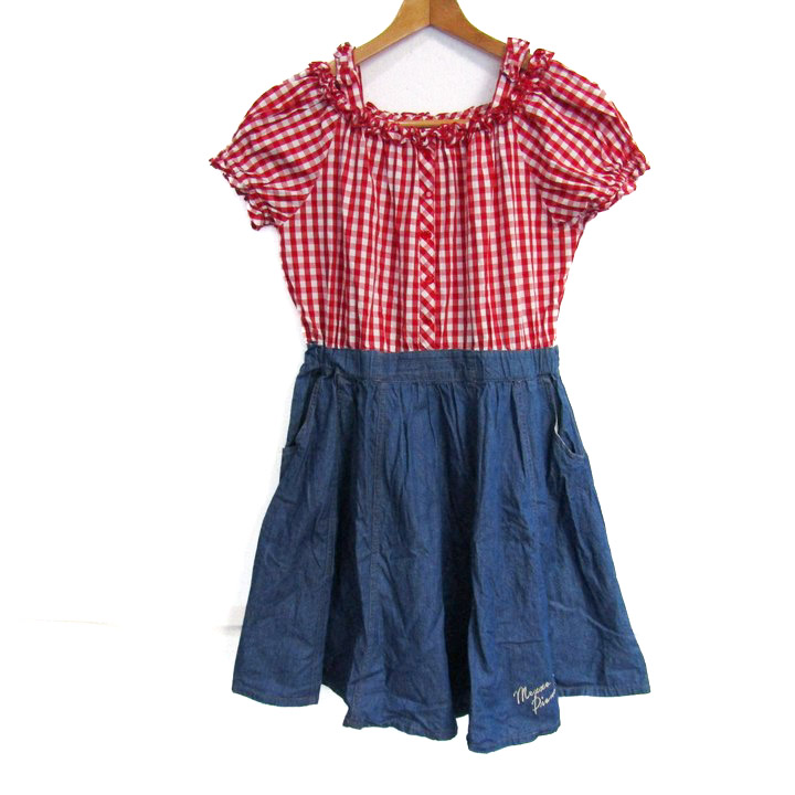 メゾピアノ mezzo piano 110フリル付きキャンディ ワンピース 楽天市場