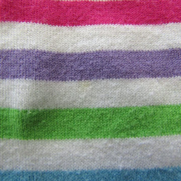 ミキハウス 長袖Tシャツ トップス ボーダー柄 日本製 キッズ 女の子用