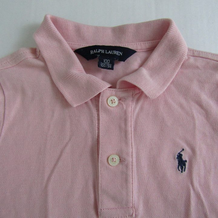 ラルフローレン ポロワンピース 半袖 トップス キッズ 女の子用 100