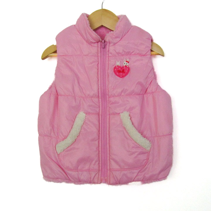 ミキハウス　アウター　リバーシブル　ジャケット　ベスト ミキハウス アウター ダウン リバーシブルベスト 100 - メルカリ