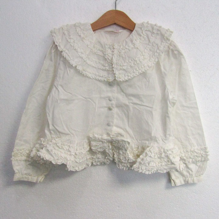 メゾピアノ ブラウス シャツ レース トップス キッズ 女の子用 120 