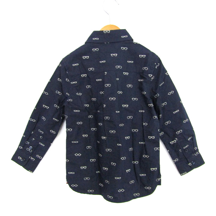 トミーヒルフィガー 長袖シャツ メガネ柄 トップス キッズ 男の子用 XS 