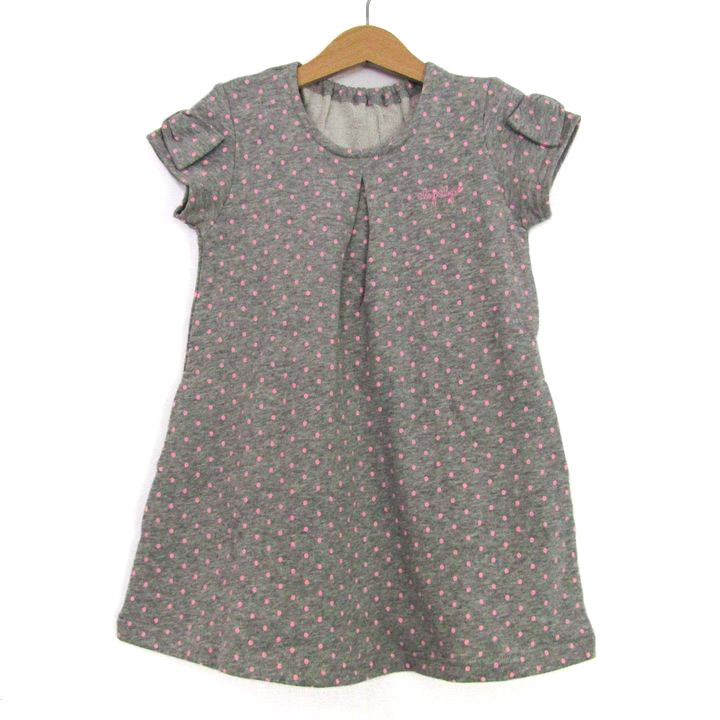 スラップ スリップ ワンピース 半袖 未使用 コットン100% BEBE 