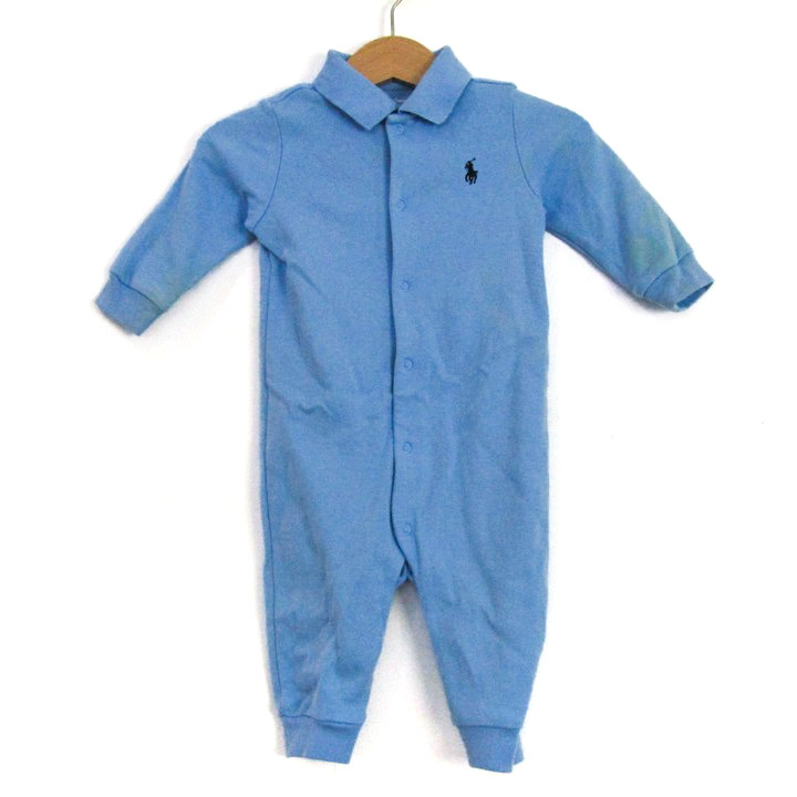 ラルフローレン ツナギ つなぎ ロンパース 長袖 コットン100