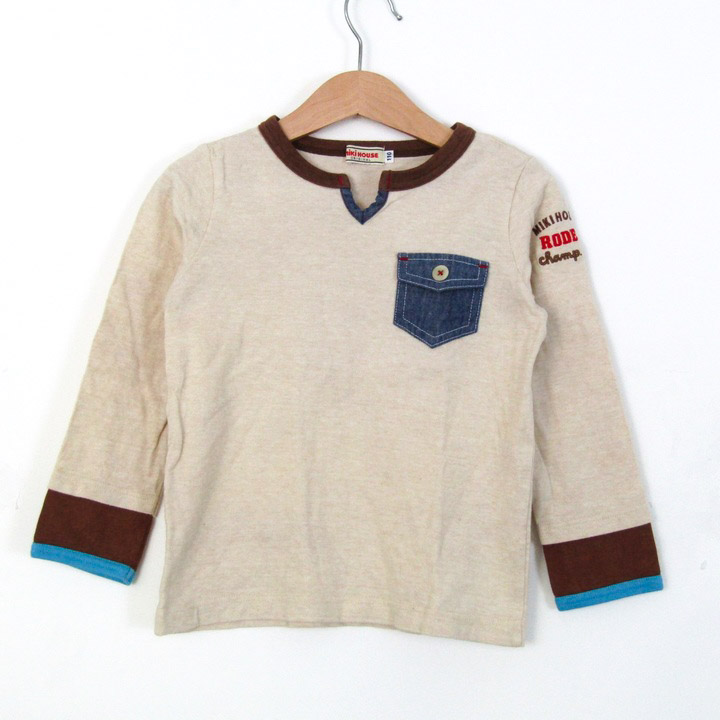 ファミリア ワンピース トップス 半袖 花柄 キッズ 女の子用 110