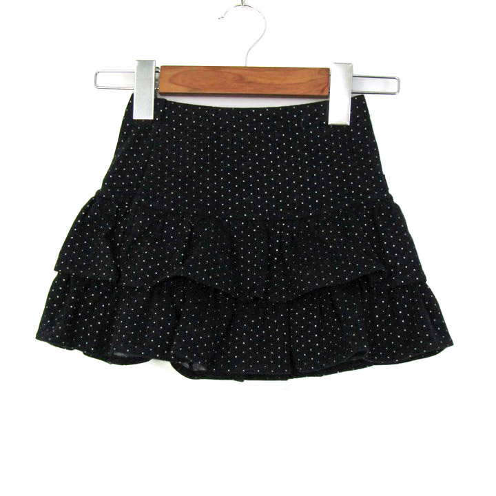 メゾピアノ　サイズ130セット メゾピアノ ティアードスカート ドット柄 ボトムス 記名有