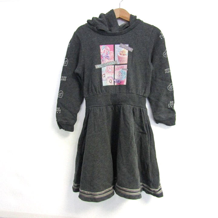 メゾピアノ ワンピース トップススウェットパーカー キッズ 女の子用 