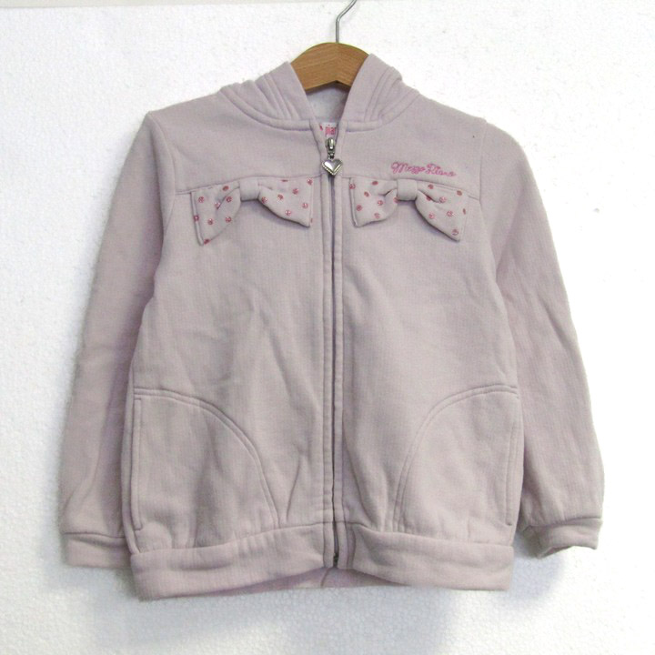 メゾピアノ パーカー トップス ジップアップ スウェット 裏起毛