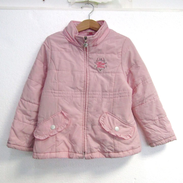 【新品未使用】メゾピアノ　中綿コート　ウール混　パープル　160 新品 メゾピアノ ウール混 リボン 中綿 コート 110cm⁄ピンク ◇□ ☆ ijb8