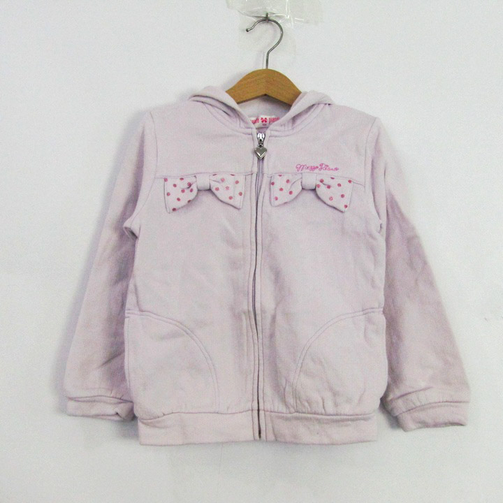 メゾピアノ　子供服　ピンクパーカー　Sサイズ（140）　ベリエちゃん メゾピアノ ベリエちゃん トレーナー S 140 メゾピアノ 子供服 ピンク