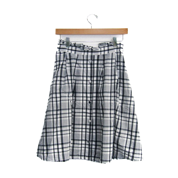 新品ポンポネットジュニア　チェック柄スカート サイズ150 pom ponette junior スカート 50cm丈24本チェックプリーツチェック