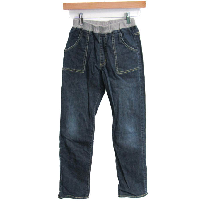 ミキハウス デニムパンツ ミキハウス 野球 豪華刺繍デニムパンツ