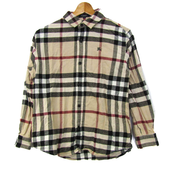 バーバリー コットンシャツ ノバチェック 女の子 キッズ 男の子