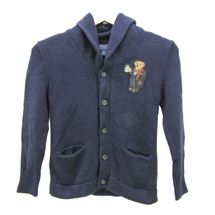 POLO RALPH LAUREN 　サイズ130　紺　ベビードッグ　セーター ラルフローレン 130 Polo Ralph Lauren（ポロラルフローレン）シャツ