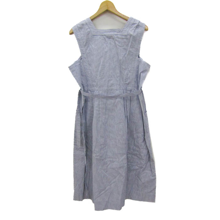 ファミリア ワンピース トップス ノースリーブ ストライプ柄